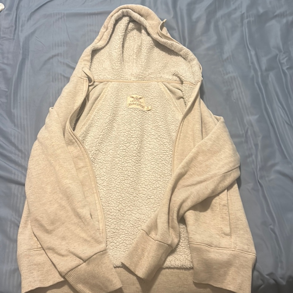 Faded Glory White Zip Up